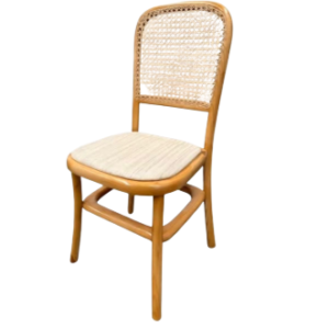 Silla de madera tejada